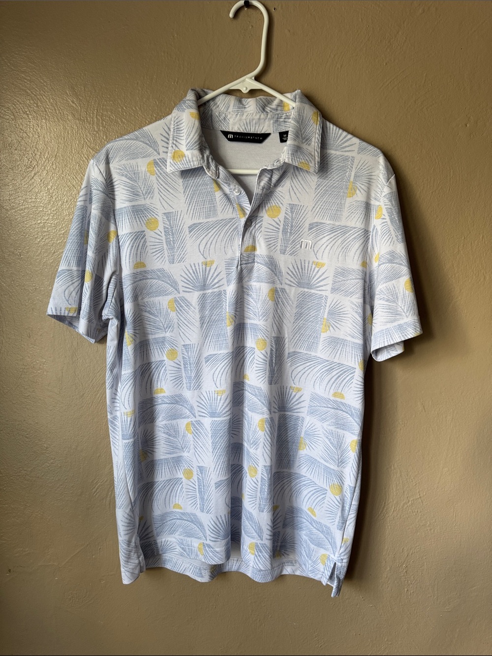 Travis Mathew Sun Guilt Golf Polo Size Medium